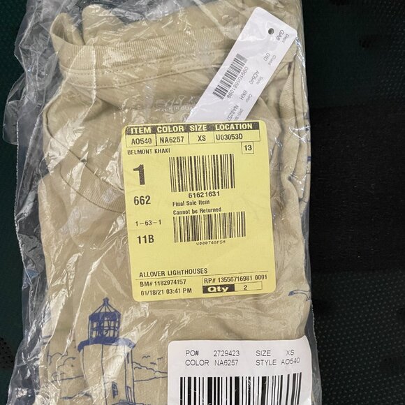 NEW J Crew Womens Vintage Cotton Lighthouse Tee T-Shirt XS NWT New England - Picture 6 of 7